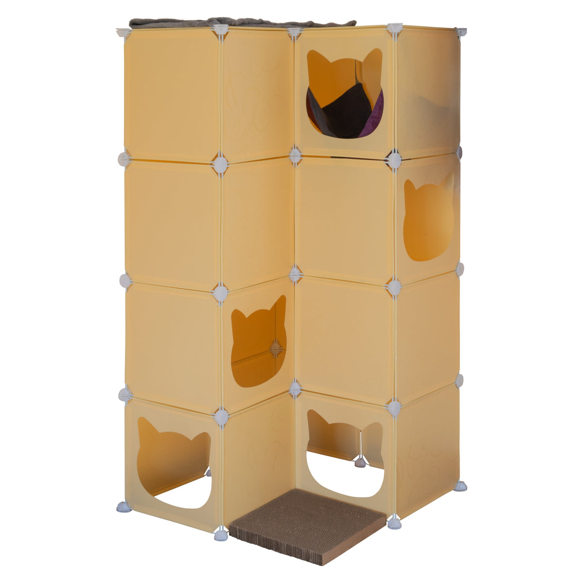 Kitty Cubby modular cat tower with hideaway — product view 14