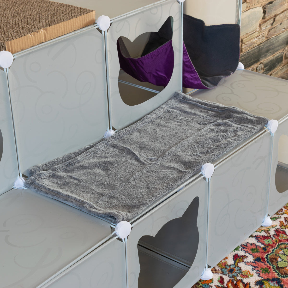 Kitty Cubby modular cat tower with hideaway — product view 28