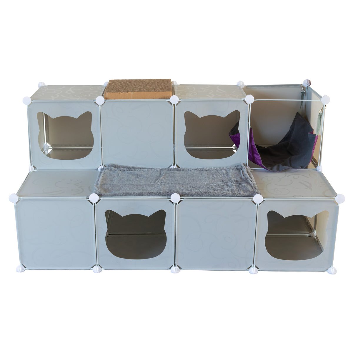 Kitty Cubby modular cat tower with hideaway — product view 22