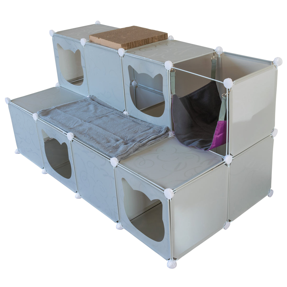 Kitty Cubby modular cat tower with hideaway — product view 24