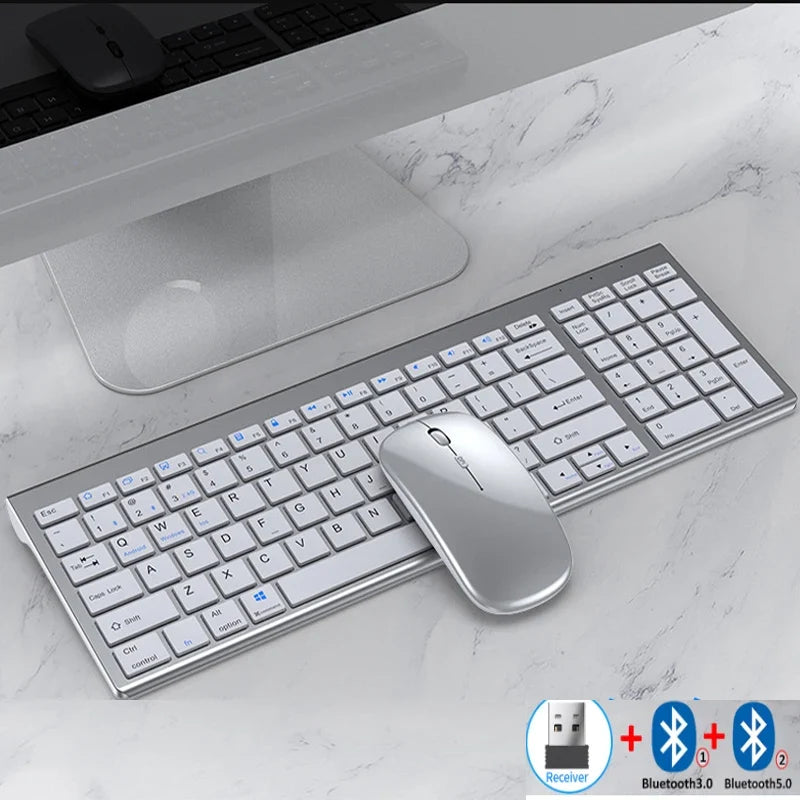Rechargeable Wireless Keyboard & Mouse Set