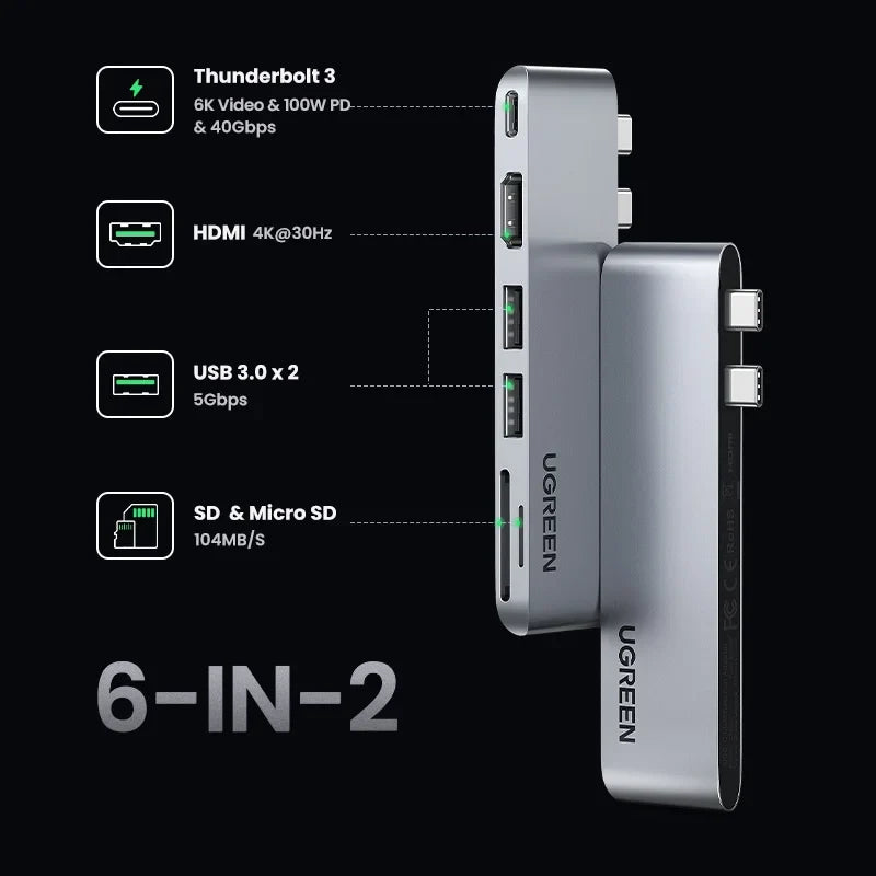 UGREEN USB-C Hub for MacBook