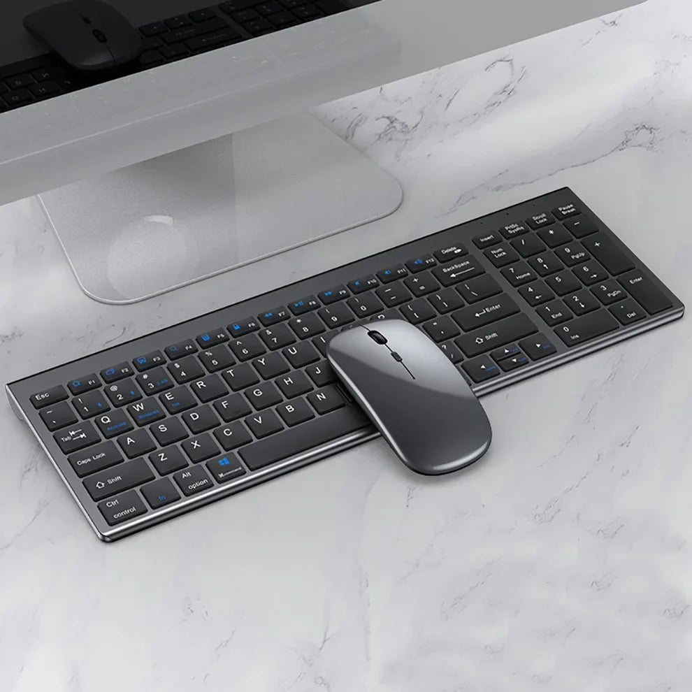 Rechargeable Wireless Keyboard & Mouse Set