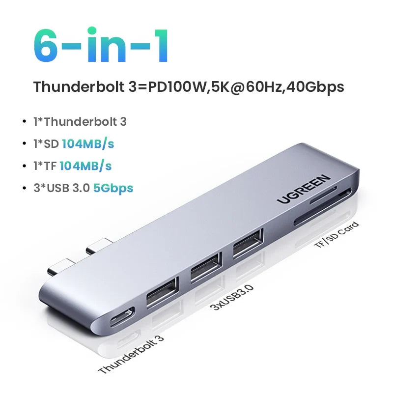 UGREEN USB-C Hub for MacBook