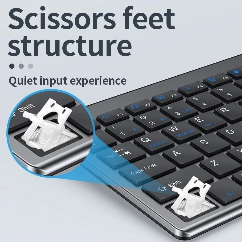 Rechargeable Wireless Keyboard & Mouse Set