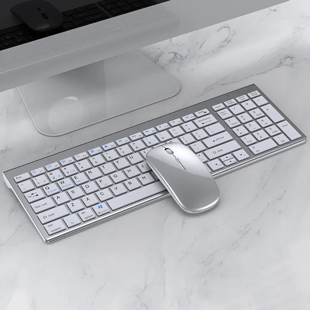 Rechargeable Wireless Keyboard & Mouse Set