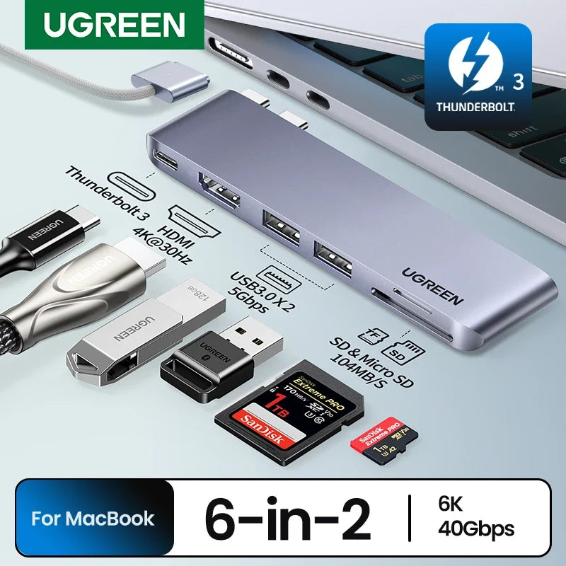 UGREEN USB-C Hub for MacBook