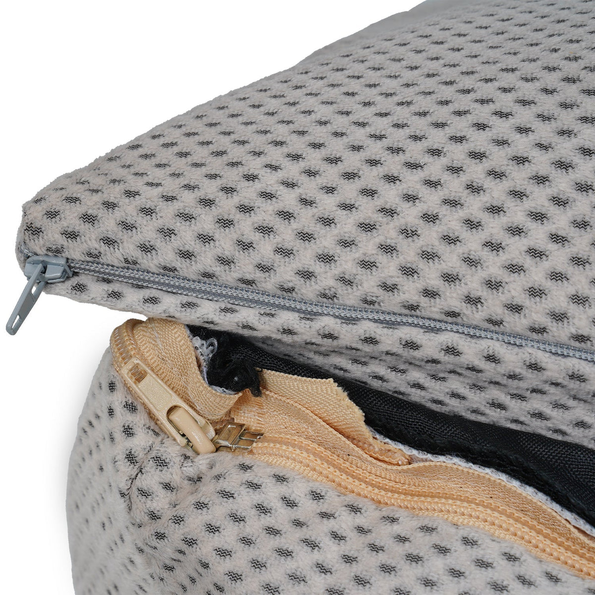 Chatsworth orthopaedic memory foam dog bed in beige — product view 10